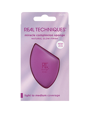 Real Techniques Afterglow Miracle Complexion Sponge - Спонж для макияжа - hairs-russia.ru